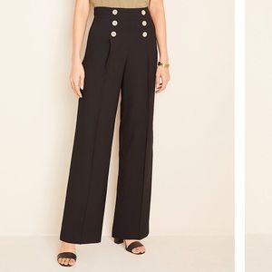 Ann Taylor sailor wide leg crop pants